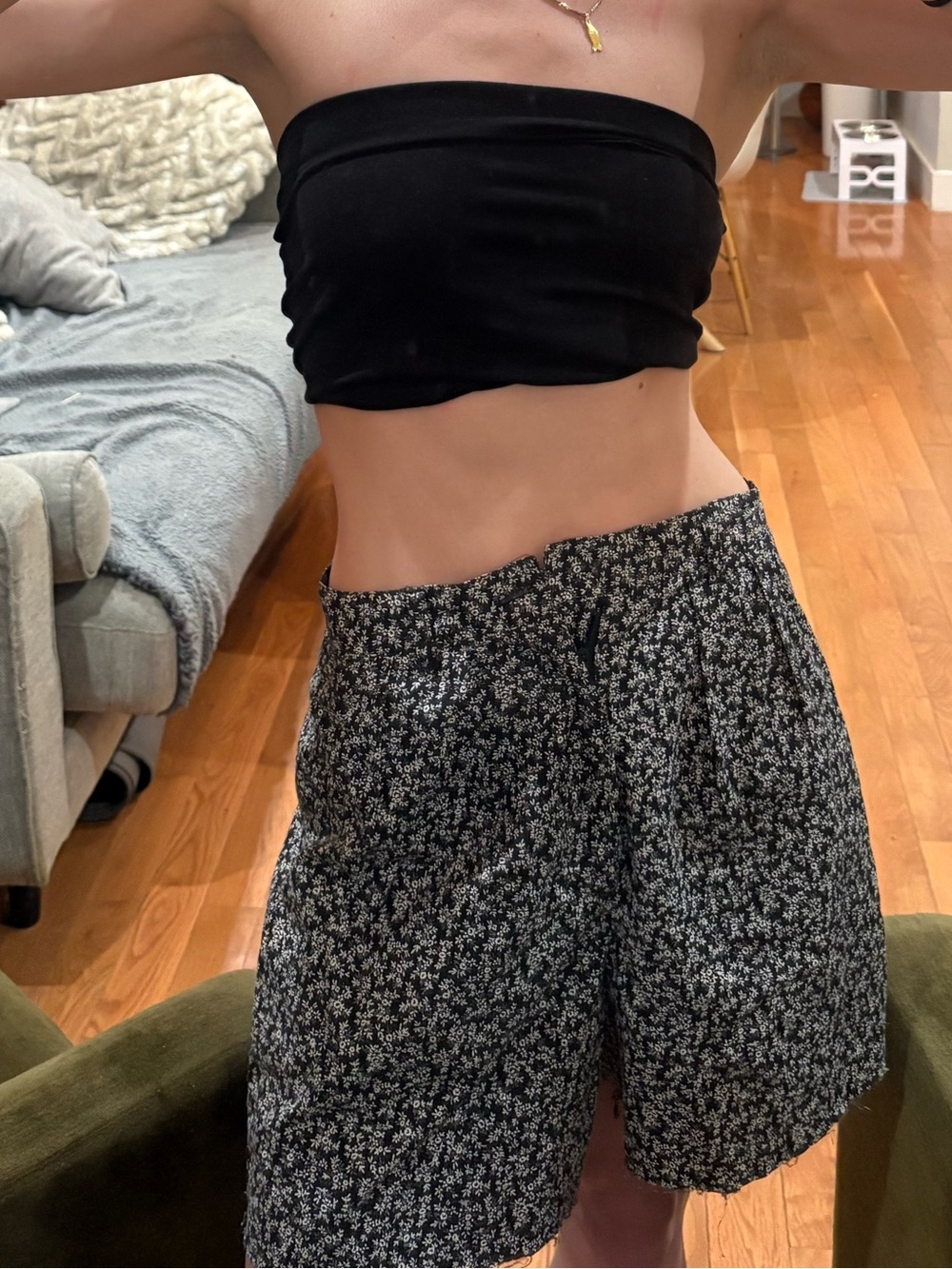 GAP Black Strapless Bandeau Tube Top